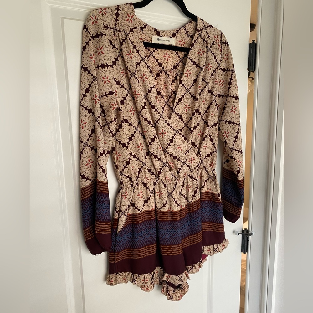 Women Long Sleeved Romper